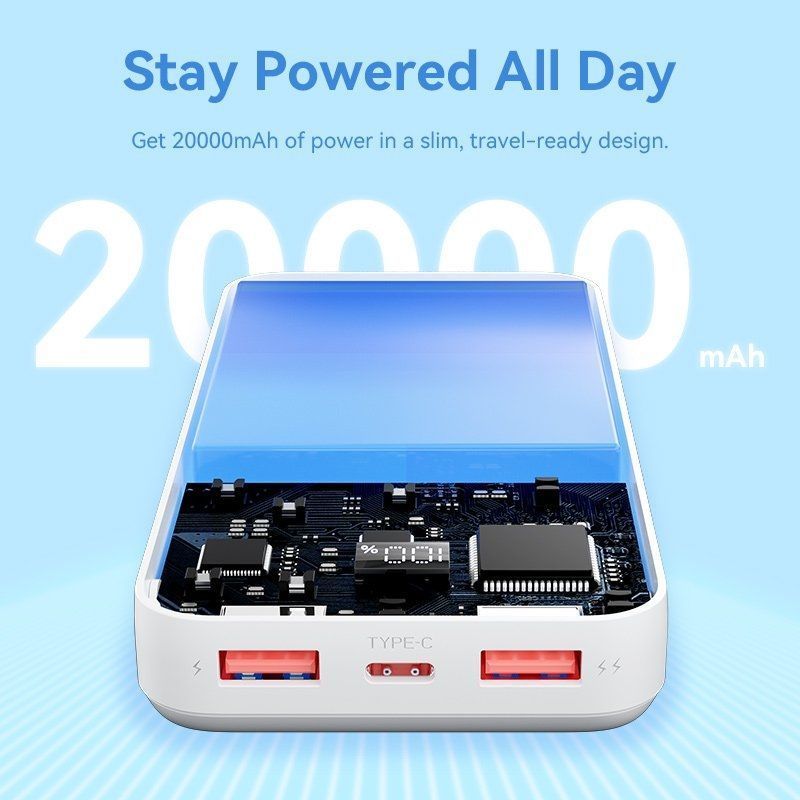 Powerbank 20000mAh Vention FHLB0/ 22.5W/ Negra - Imagen 3