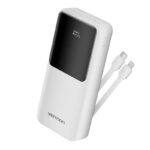 Powerbank 20000mAh Vention FHPW0/ 22.5W/ Blanca/ Incluye Cable USB Tipo-C y Lightning 6922794784666 FHPW0 VEN-BAT FHPW0