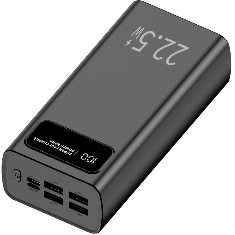 Powerbank 30000mAh Leotec LEPOW30W22W/ 22.5W/ Negra 8436588883339 LEPOW30W22K LEO-BAT POWBNK 22 5 30000 BK