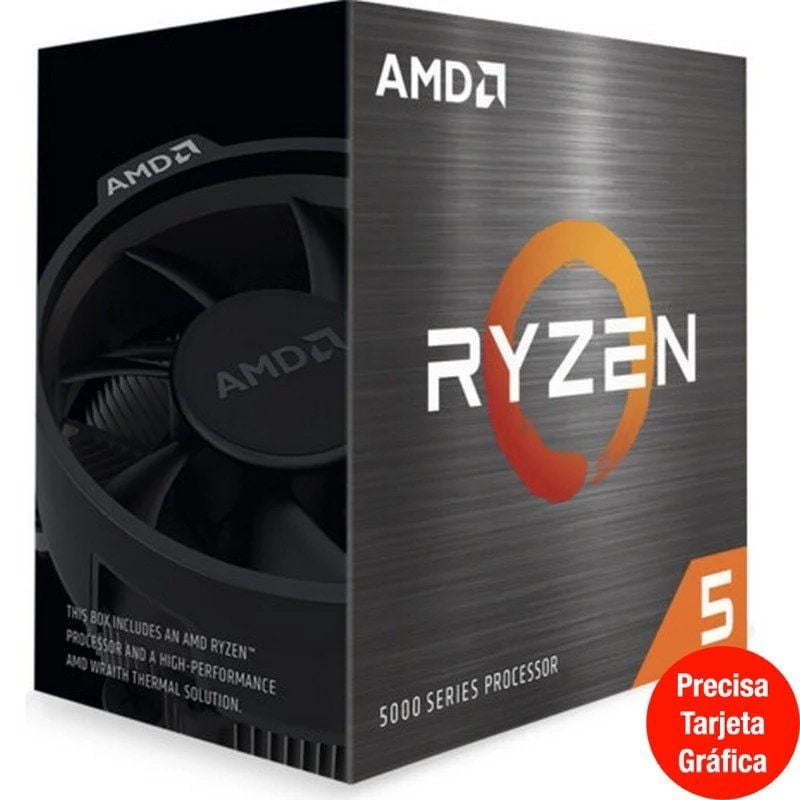 Procesador AMD Ryzen 5-5500 3.60GHz Socket AM4 730143314121 100-100000457BOX AMD-RYZEN 5 5500 3 6GHZ