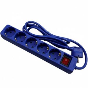 Regleta con Interruptor Phasak BN 0825/ 5 Tomas de Corriente/ Cable 1.8m/ Azul 5605922003488 BN 0825 PHK-REGLETA BN 0825