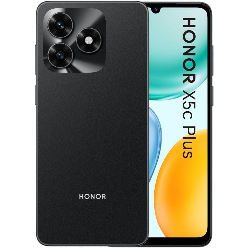 Smartphone Honor X5c Plus 4GB/ 128GB/ 6.74"/ Negro 6936520876136 5109BYFH HON-SP X5C P 4-128 BK