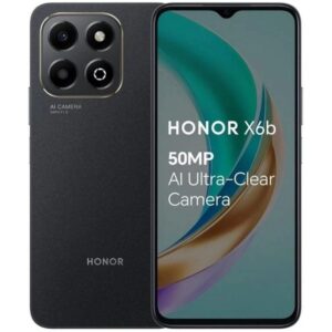 Smartphone Honor X6B 4GB/ 128GB/ 6.56"/ Negro Medianoche 6936520843701 5109BGGC HON-SP X6B 4-128 BK V2
