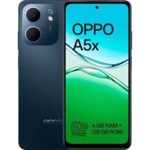 Smartphone Oppo A5x 4GB/ 128GB/ 6.67"/ Negro Azul 6932169370332 OPP-SP A5X 4-128 BK