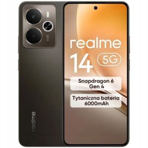 Smartphone Realme 14 8GB/ 256GB/ 6.74"/ 5G/ Marrón Titanio 6941764456686 14 5G 8-256 TIT V2 REAL-SP 14 5G 8-256 TIT V2