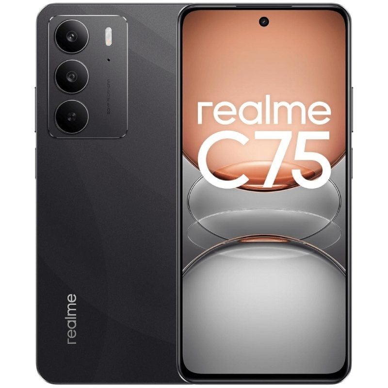 Smartphone Realme C75 8GB/ 256GB/ 6.72"/ Negro 6941764450042 C75 8-256 BK REAL-SP C75 8-256 BK