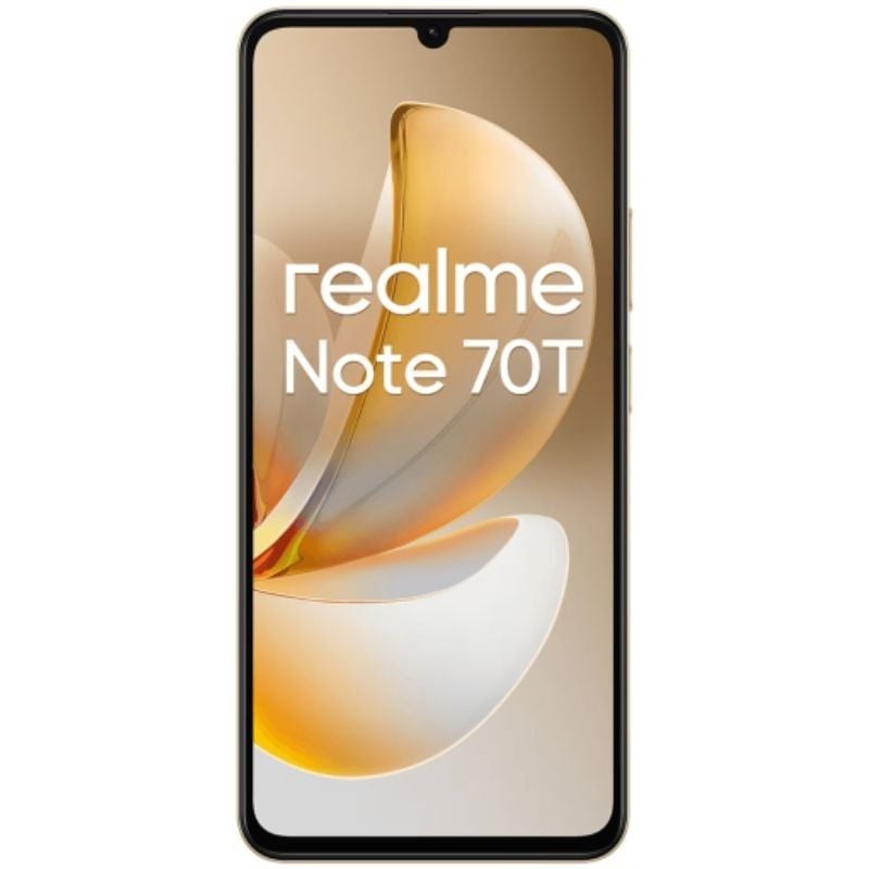 Smartphone Realme Note 70T 4GB/ 128GB/ 6.74"/ Dorado Playa - Imagen 2