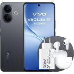 Smartphone Vivo V60 Lite 8GB/ 256GB/ 6.77"/ 5G/ Negro/ Incluye Cargador 90W y Buds 6935117899367 5671245 VIVO-SP V60 LI 5G 8-256 BK B