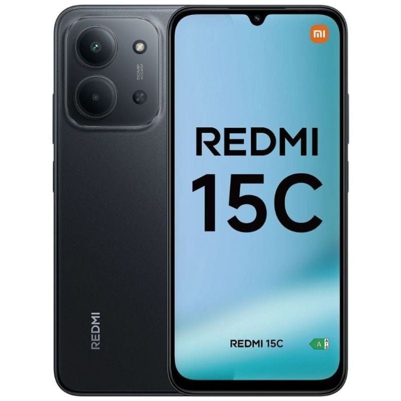 Smartphone Xiaomi Redmi 15C 4GB/ 128GB/ 6.9"/ Negro 6932554444860 MZB0KOAEU XIA-SP REDMI 15C 4-128 BK