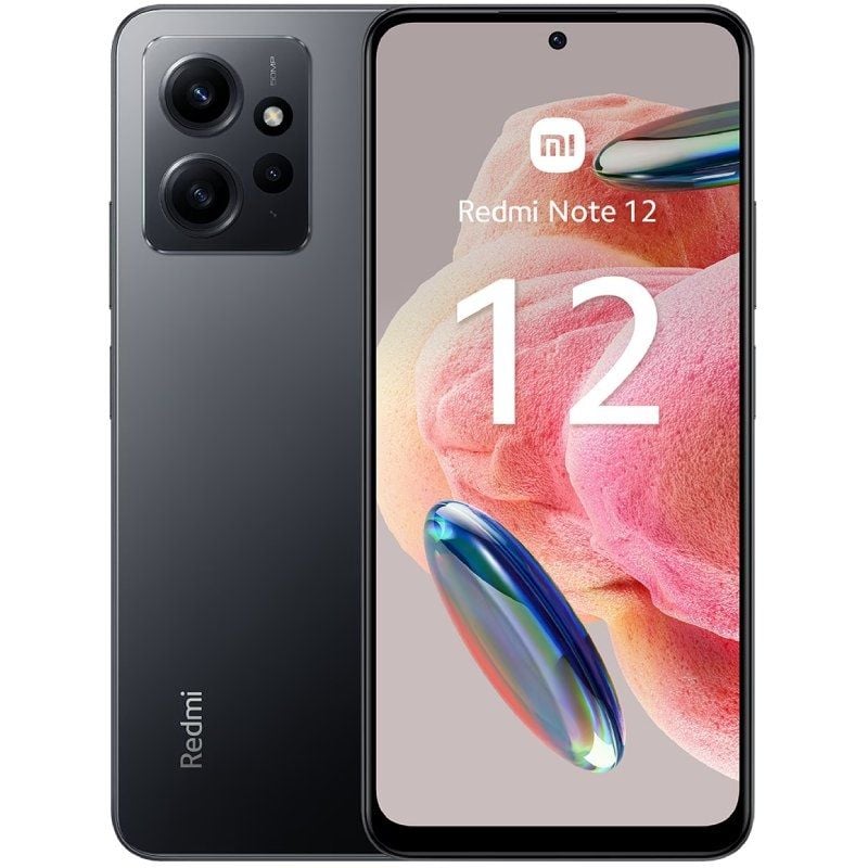 Smartphone Xiaomi Redmi Note 12 4GB/ 128GB/ 6.67"/ Gris Onyx 6941812716922 MZB0DLZEU XIA-SP NOTE12 4-128 GY