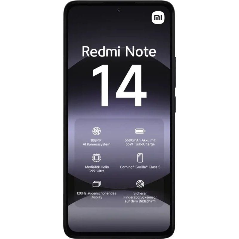 Smartphone Xiaomi Redmi Note 14 6GB/ 128GB/ 6.67"/ Negro - Imagen 2