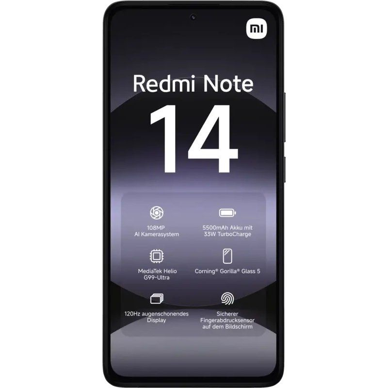 Smartphone Xiaomi Redmi Note 14 8GB/ 128GB/ 6.67"/ Negro - Imagen 2