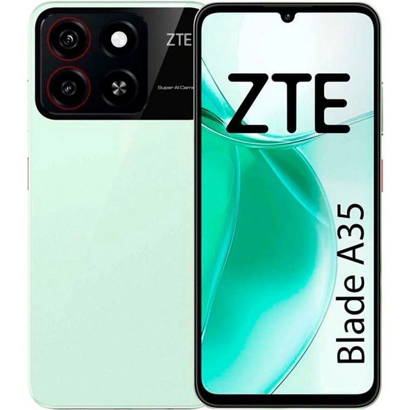 Smartphone ZTE Blade A35 2GB/ 64GB/ 6.75"/ Verde 6902176123429 P963F95 GREE ZTE-SP BLD A35 2-64 GREE