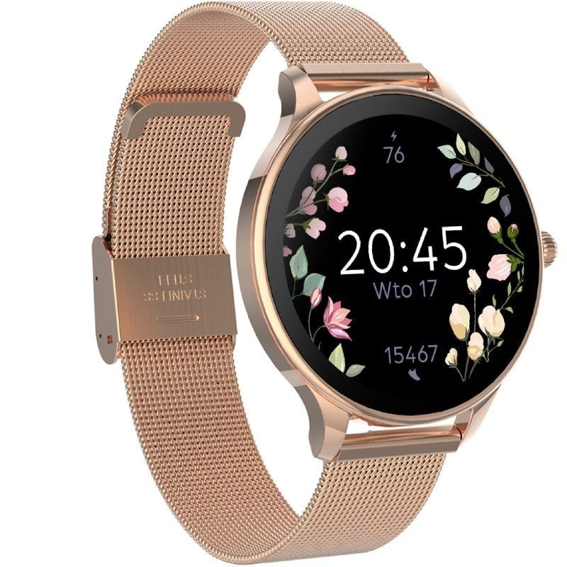 Smartwatch Forever Velora SB-306/ Notificaciones/ Frecuencia Cardíaca/ Oro Rosa - Imagen 3