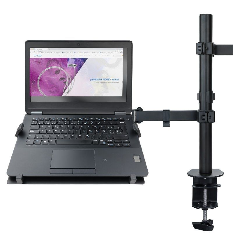 Soporte de Mesa Orientable/ Inclinable Tooq DB1200TN-B para TV y Portátil de 13-32" - Imagen 2