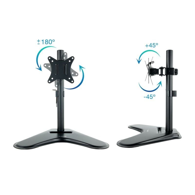 Soporte de Mesa Orientable/ Inclinable Tooq DB1701TN-B para TV y Portátil de 17-32" - Imagen 2