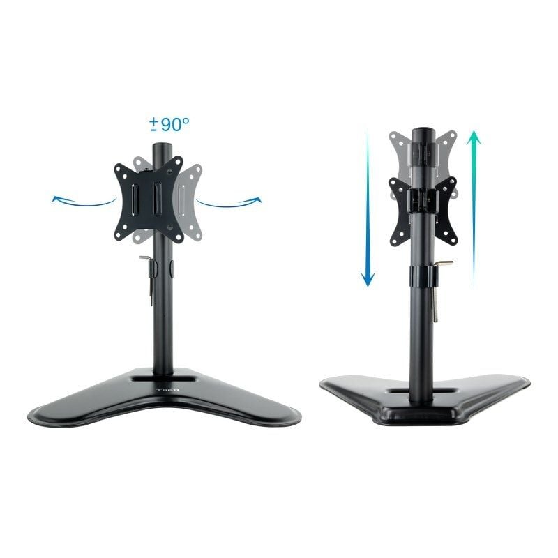 Soporte de Mesa Orientable/ Inclinable Tooq DB1701TN-B para TV y Portátil de 17-32" - Imagen 3