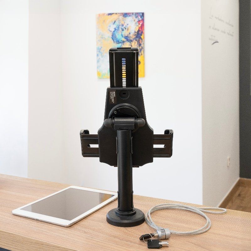 Soporte de Mesa/Pared para Smartphone/Tablet TooQ TQTDS0812/ Antirrobo/ Negro - Imagen 3