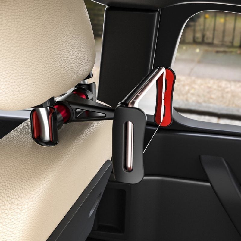 Soporte de Smartphone para Coche/Tablet Aisens MSC1P-105/ Negro y Rojo - Imagen 4