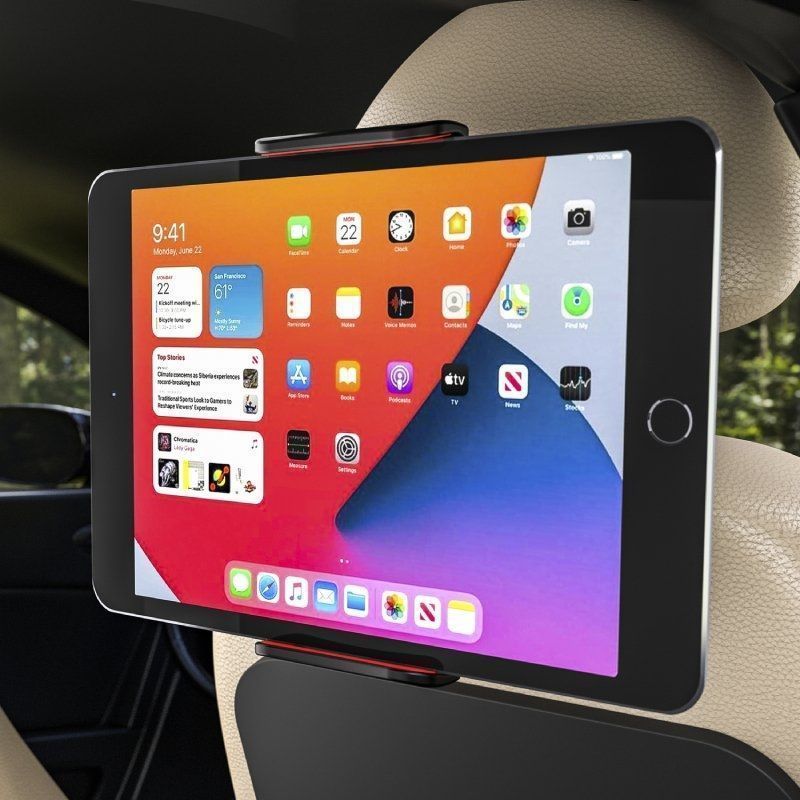 Soporte de Smartphone para Coche/Tablet Aisens MSC1P-105/ Negro y Rojo - Imagen 5