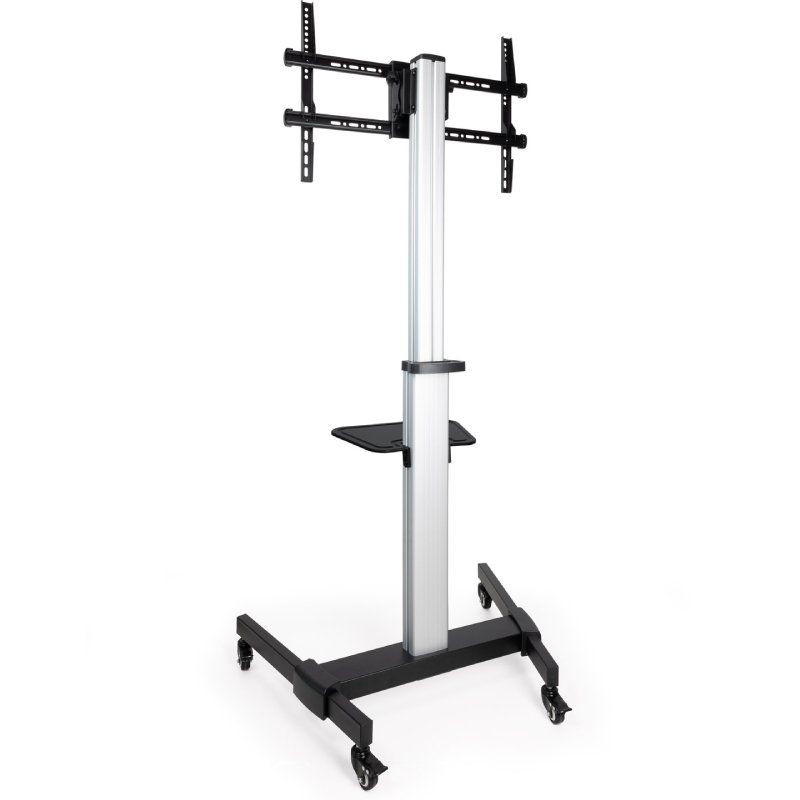 Soporte de Suelo Inclinable/ Ajustable con Ruedas TooQ FS1886M-B para TV de 37-86"/ hasta 50kg - Imagen 3