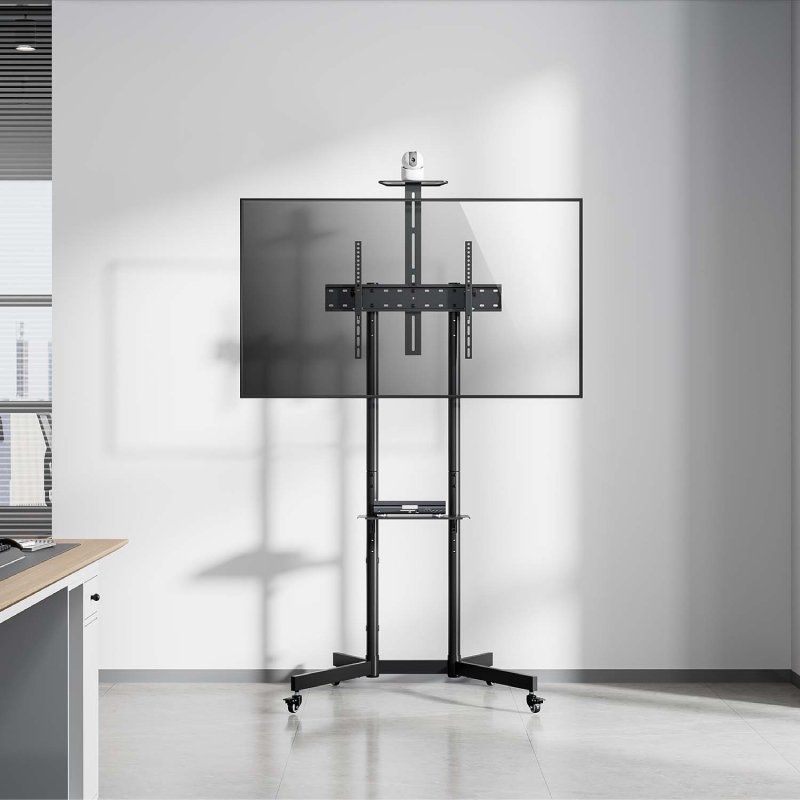 Soporte de Suelo Inclinable con Ruedas/ Soporte de Cámara Aisens FT70TE-335 para TV 37"-70"/ hasta 45kg - Imagen 5