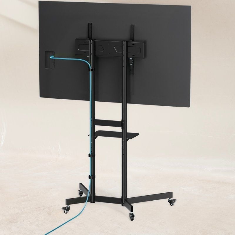 Soporte de Suelo Inclinable con Ruedas TooQ KEFRÉN FS1150M-B para TV de 37-70"/ hasta 70kg - Imagen 4