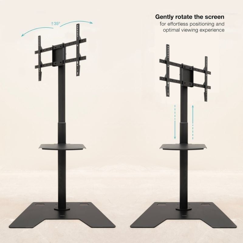 Soporte de Suelo Rotatorio/Ajustable TooQ FS2284M-B para TV de 37-70"/ hasta 70kg - Imagen 4