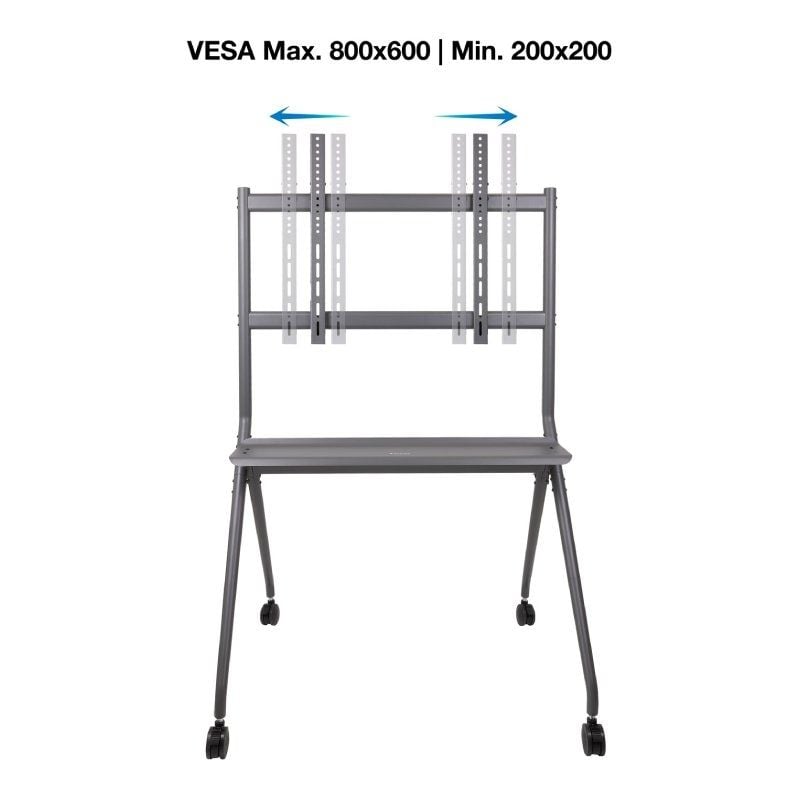 Soporte de Suelo con Ruedas TooQ FS20205M-B para TV de 50-86"/ hasta 120kg - Imagen 2
