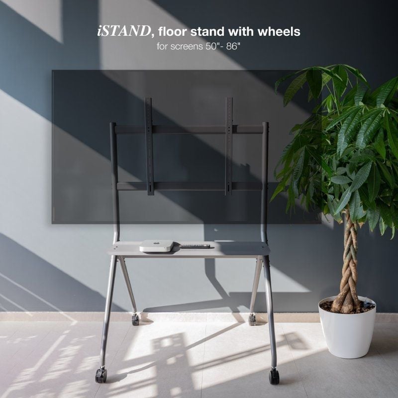 Soporte de Suelo con Ruedas TooQ FS20205M-B para TV de 50-86"/ hasta 120kg - Imagen 5