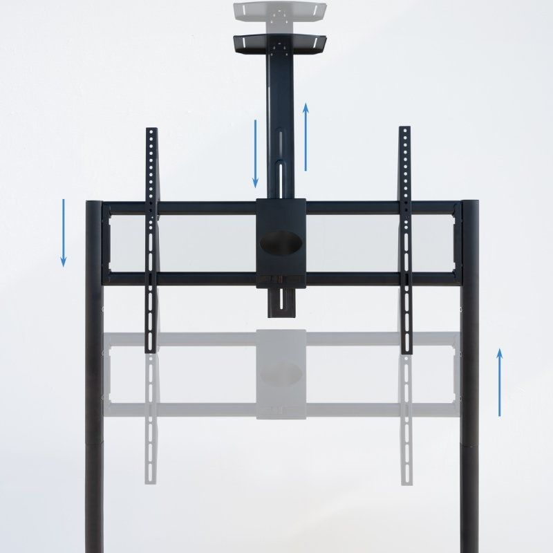 Soporte de Suelo con Ruedas TooQ FS20208M-B para TV de 55-100"/ hasta 120kg - Imagen 3