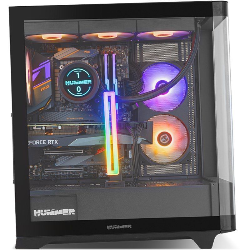 Soporte para Tarjeta Gráfica ARGB Nox Hummer H-VGA ARGB/ Compatibilidad Universal/ Negro - Imagen 5