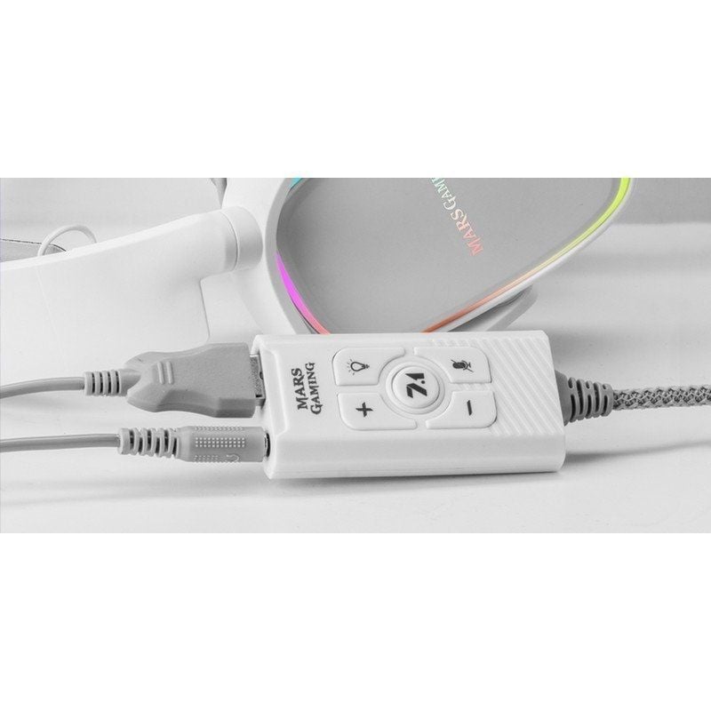 Tarjeta de Sonido Mars Gaming MSC2/ 7.1/ Blanca - Imagen 3