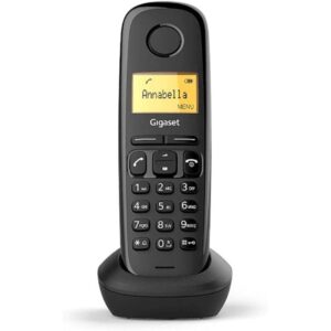 Teléfono Inalámbrico Gigaset A170/ Negro 4250366850764 S30852-H2802-D201 GIGA-TEL A170 NEGRO