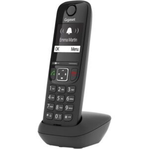 Teléfono Inalámbrico Gigaset AS690/ Negro 4250366854977 S30852-H2816-D201 GIGA-TEL AS690 BK