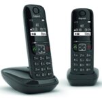Teléfono Inalámbrico Gigaset AS690/ Pack DUO/ Negro 4250366854991 L36852-H2816-D201 GIGA-TEL AS690 DUO BK