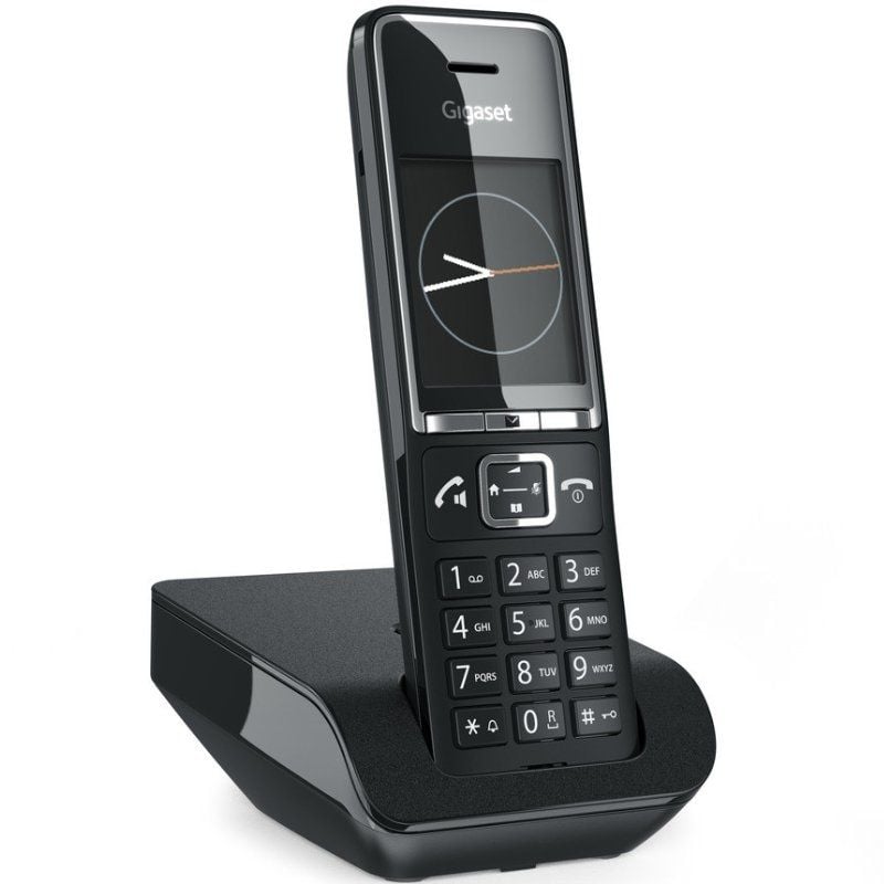 Teléfono Inalámbrico Gigaset Comfort 550/ Negro 4250366866345 S30852-H3001-D204 GIGA-TEL COMF 550 BK