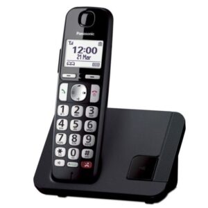 Teléfono Inalámbrico Panasonic KX-TGE250SPB/ Negro 5025232916498 KX-TGE250SPB PAN-TEL KX-TGE250SPB BK