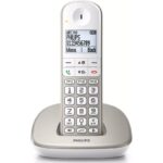 Teléfono Inalámbrico Philips XL4901S/23/ Plata y Blanco 6951613999387 XL4901S/23 PHIL-TEL XL4901S