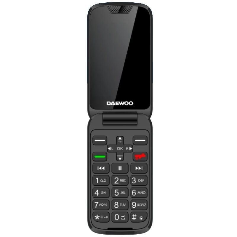 Teléfono Móvil Daewoo DW8005 para Personas Mayores/ 4G/ Negro 8436533799487 DW8005 DAE-TEL DW8005 BK