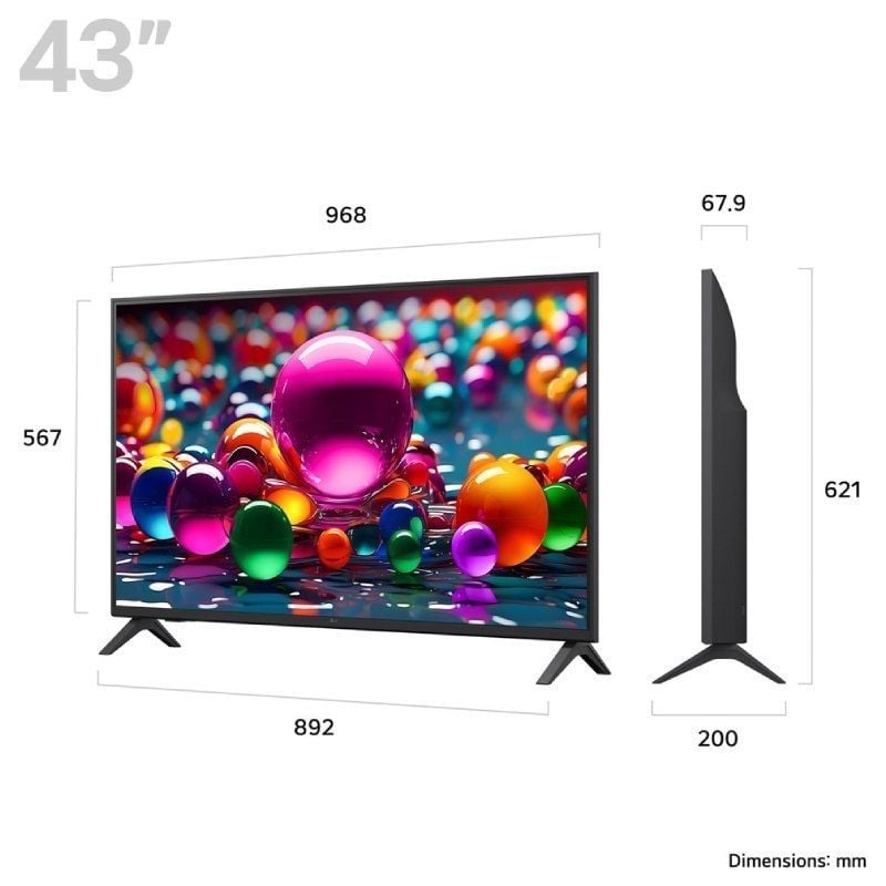 Televisor LG UHD 43UA75006LA 43"/ Ultra HD 4K/ Smart TV/ WiFi - Imagen 2
