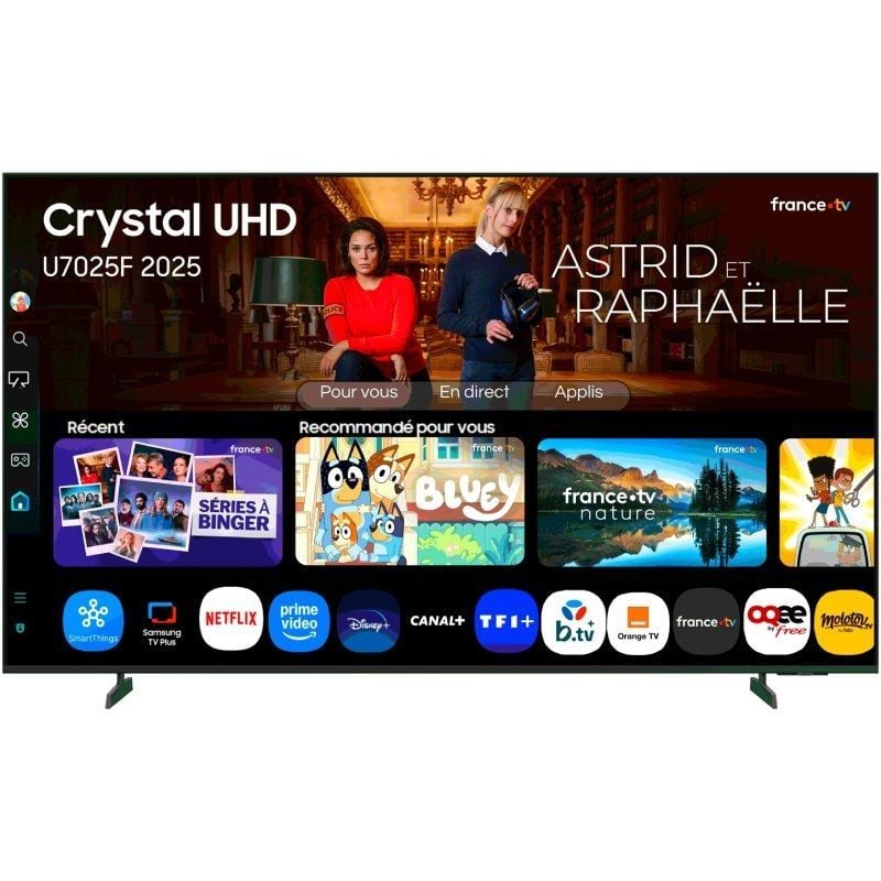 Televisor Samsung Crystal UHD U7025F TU65U7025FK 65"/ UltraHD 4K/ Smart TV/ WiFi 8806097277392 TU65U7025FKXXC SAM-TV TU65U7025FK