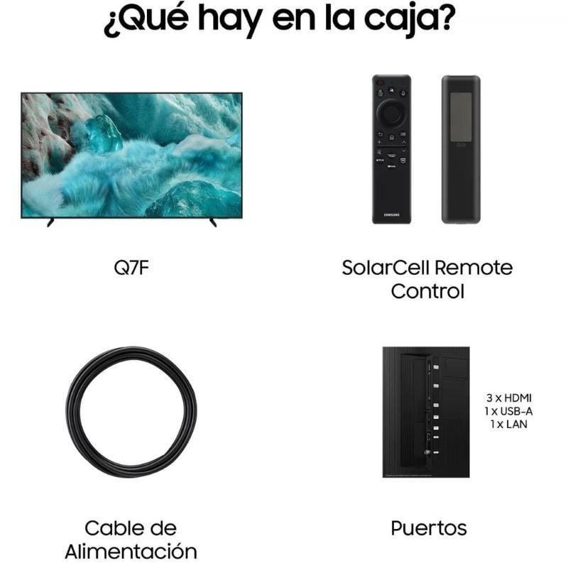 Televisor Samsung QLED Q7F4 TQ65Q7F4AU 65"/ Ultra HD 4K/ Smart TV/ WiFi - Imagen 4