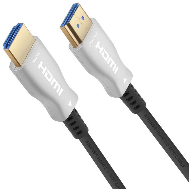 Cable HDMI 2.0 AOC 4K Aisens A148-0379/ HDMI Macho - HDMI Macho/ 30m/ Negro - Imagen 2