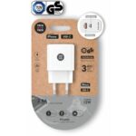 Cargador de Pared Tech One Tech TEC2412/ 1xUSB Tipo-C/ 1xUSB/ 12W/ Blanco 8436546594680 TEC2412 TOT-CAR TEC2412