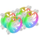 Pack 3 Ventiladores Mars Gaming MF-4A/ 12cm/ ARGB/ Blanco 8435693114147 MF4AW TAC-REF MF-4A WH