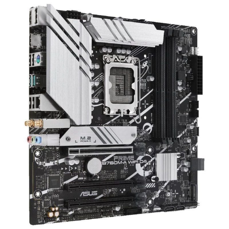 Placa Base Asus Prime B760M-A WIFI D4 Socket 1700/ DDR4/ PCIe 4.0/ Micro ATX - Imagen 3