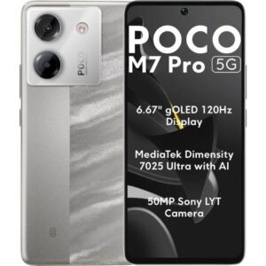 Smartphone Xiaomi POCO M7 Pro 8GB/ 256GB/ 6.67"/ 5G/ Plata 6932554400859 MZB0IHFEU XIA-SP POCO M7P 5G 8-256 SV