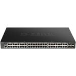 Switch Gestionable D-Link Smart DGS-1250-52XMP 52 Puertos/ RJ-45 10/100/1000 PoE/ SFP 790069467905 DGS-1250-52XMP/E DLK-SWITCH DGS-1250-52XMP E