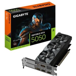 Tarjeta Gráfica Gigabyte GeForce RTX 5050 OC Low Profile/ 8GB GDDR6/ Compatible con Perfil Bajo 4719331356736 9VN5050O8L-00-G10 GIG-GF RTX5050 OC LP 8G